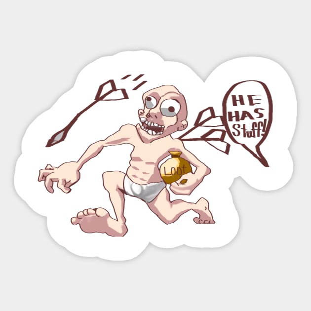 Rust Noob Sticker by Warspanker